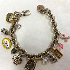 Brighton Pink Ribbon 8” Inspirational bracelet